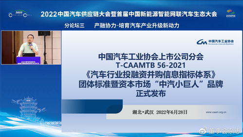 汽車行業投融資新動向 中汽小巨人品牌發布與網絡融資信息咨詢服務深度融合